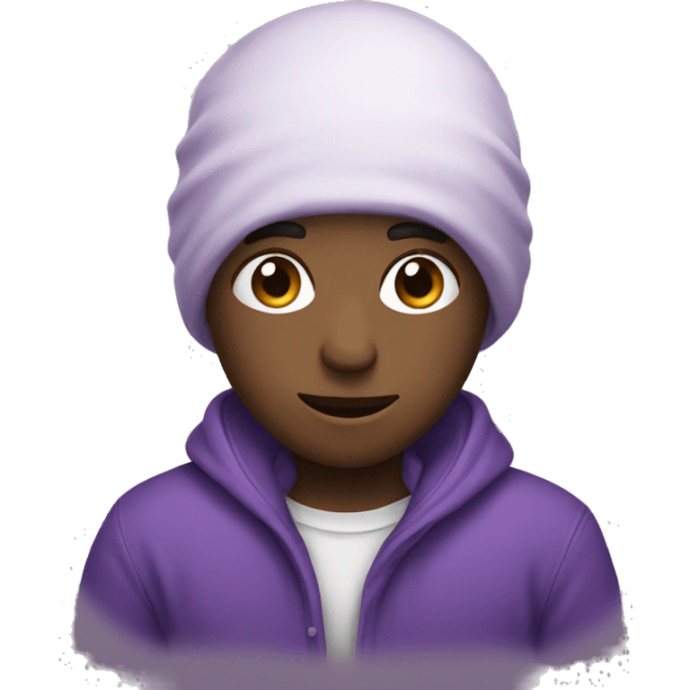 Cozy purple  emoji