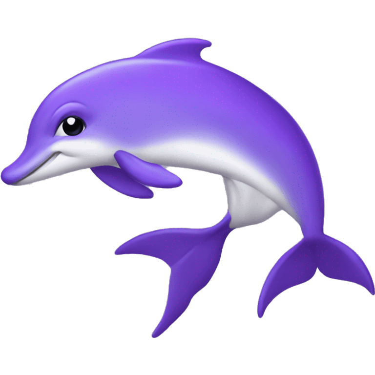 Dauphin purple emoji