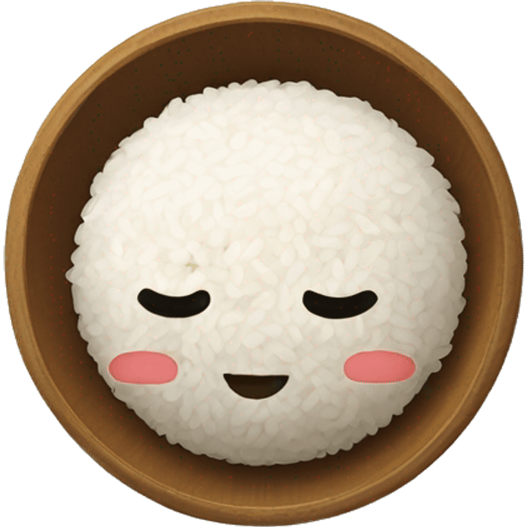 Japanese rice ball emoji