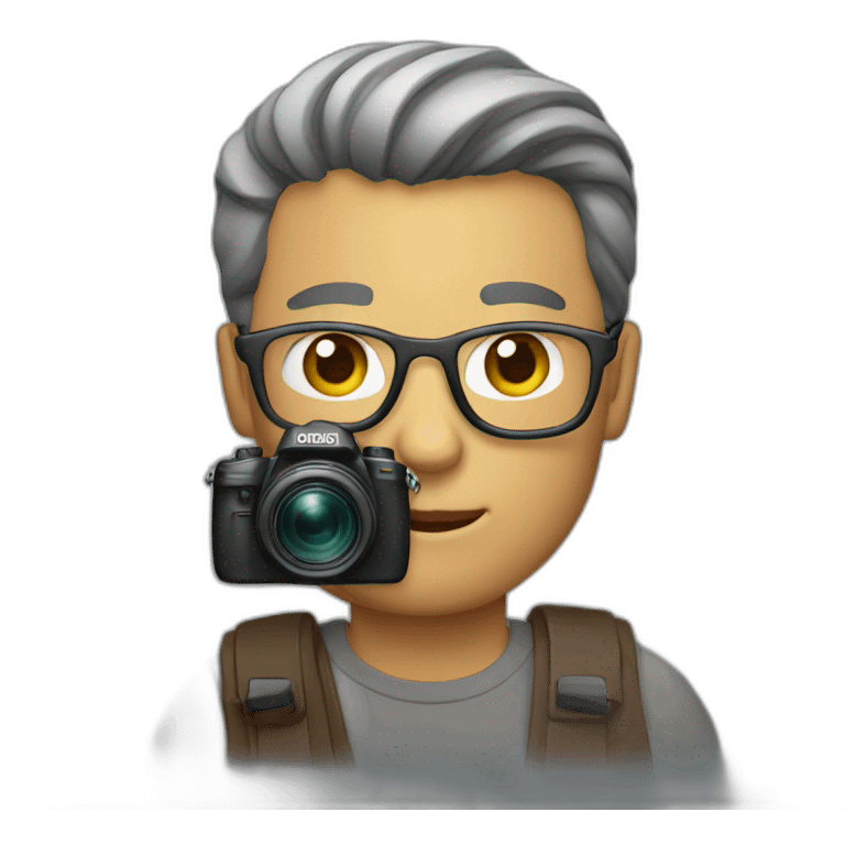 Man with a camera emoji