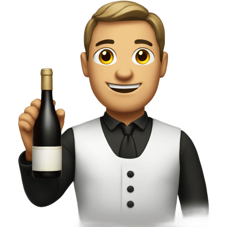 Wine waiter emoji