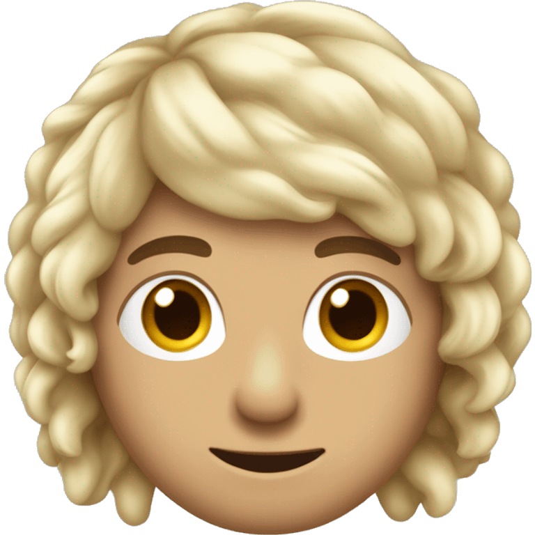 Yorkshire caolho, cabelo longo tocando o chão, língua para fora emoji