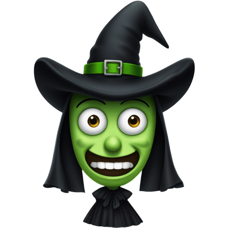 Spongebob as the wicked witch of the west emoji