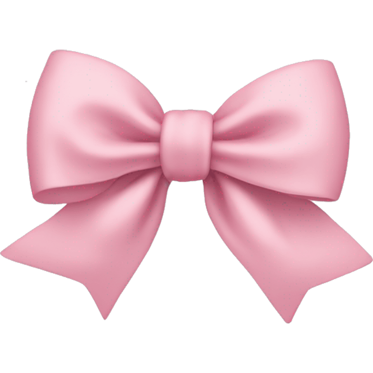 light pink bow on light pink bow emoji