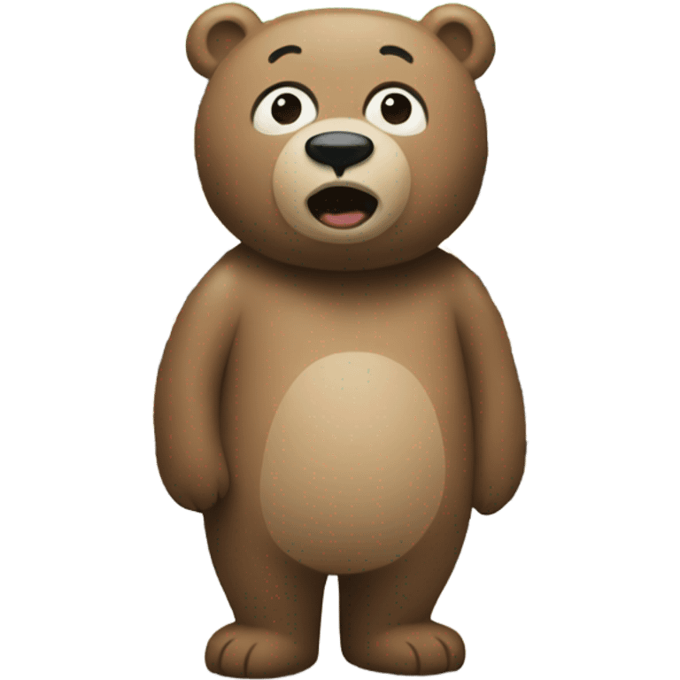 Bear on supermarket  emoji