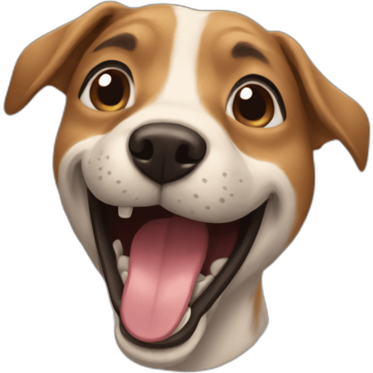 PERRO SONRIENTE emoji