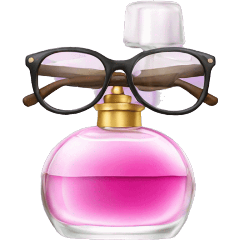 perfume with glasses  emoji