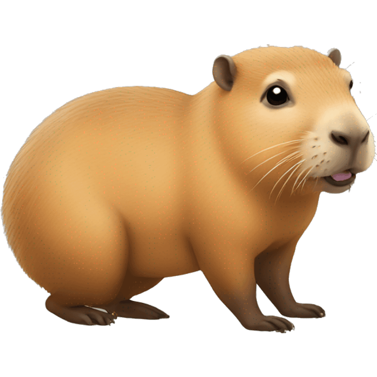 Capybara wearing bikini emoji