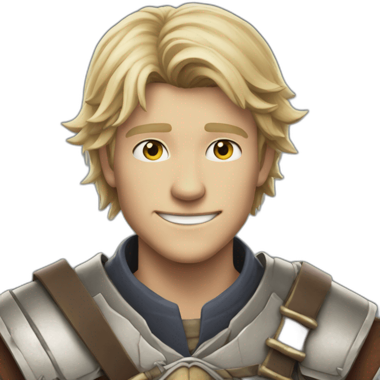 Thorfinn from Finland saga smiling emoji