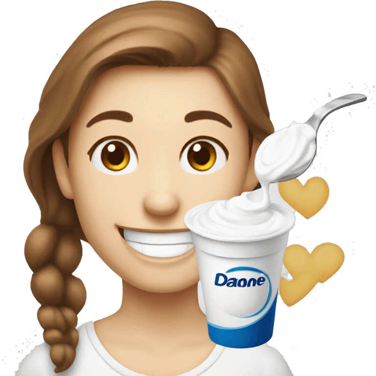 yogurt danone smile emoji