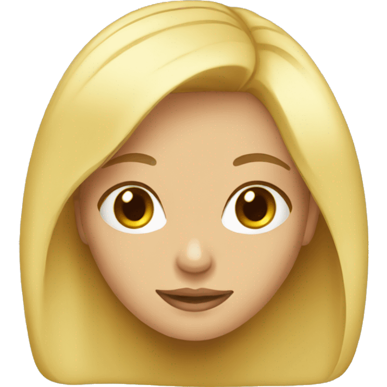 girl blonde emoji