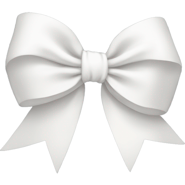 white bow  emoji