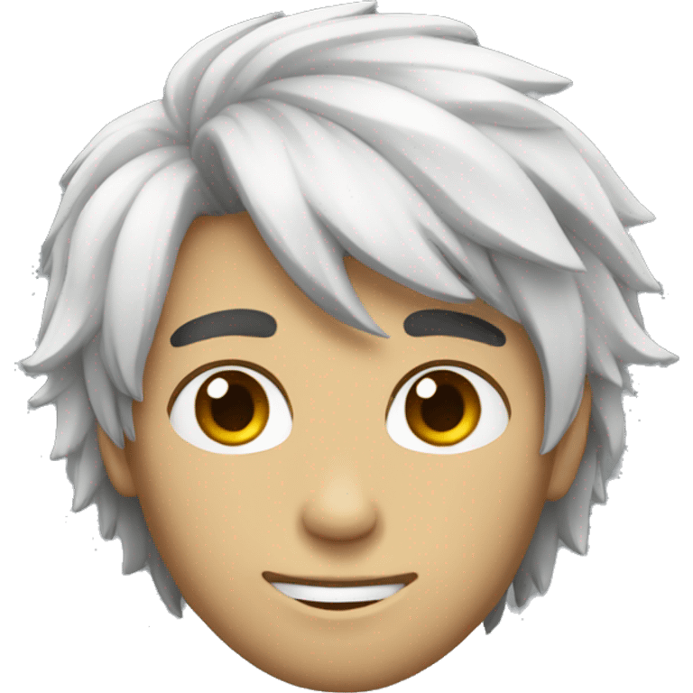 gay man named luca with bad black shaggy hair hes white emoji