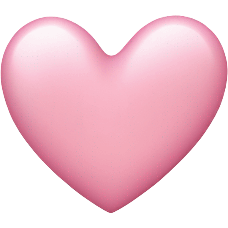 Light pink heart emoji