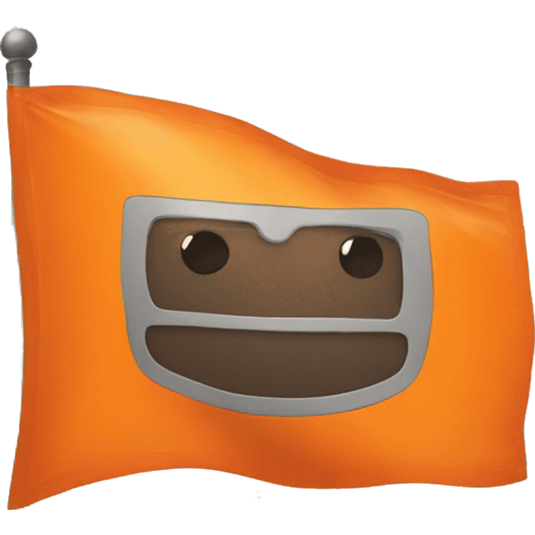 Orange flag with name SRH emoji