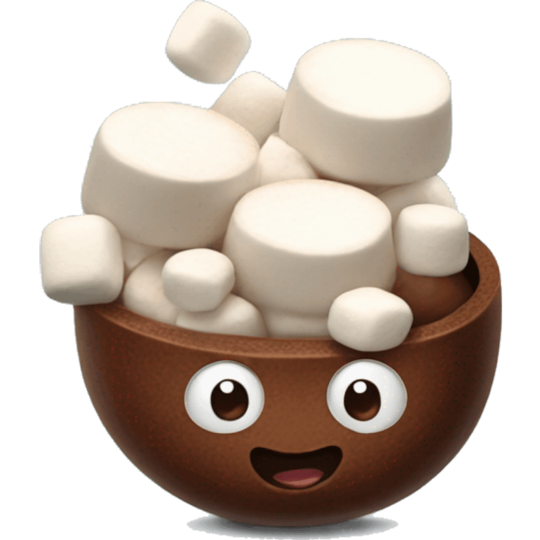 cacao with marshmallows  emoji