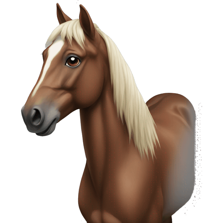 Realistic horse  emoji