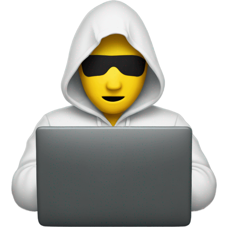 anonymous with laptop emoji