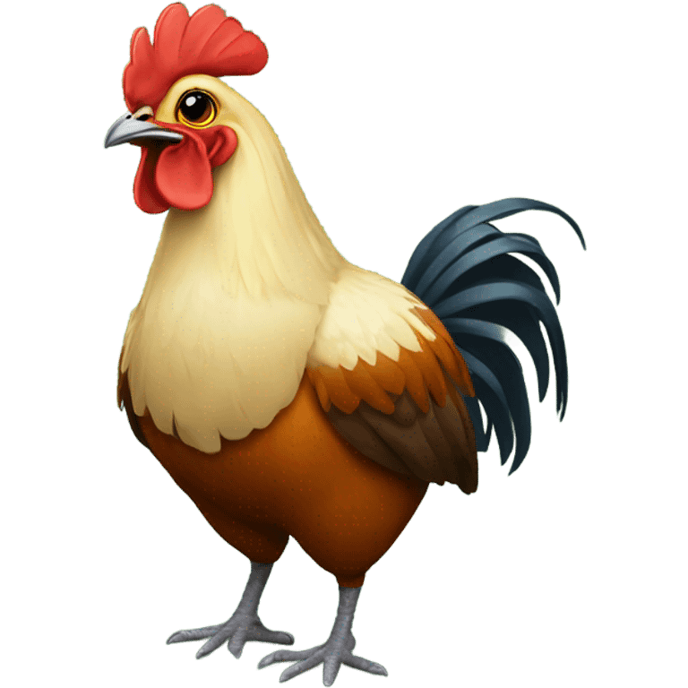 Jungle fowl emoji