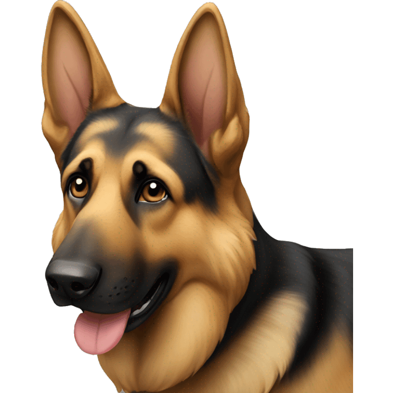 German Shepherd dog emoji