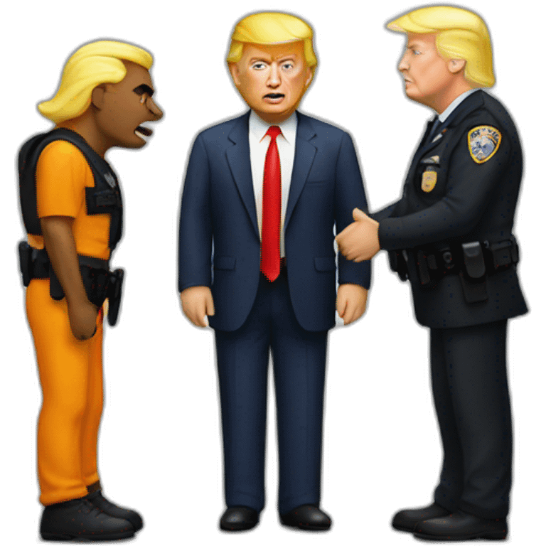 trump-getting-arrested emoji