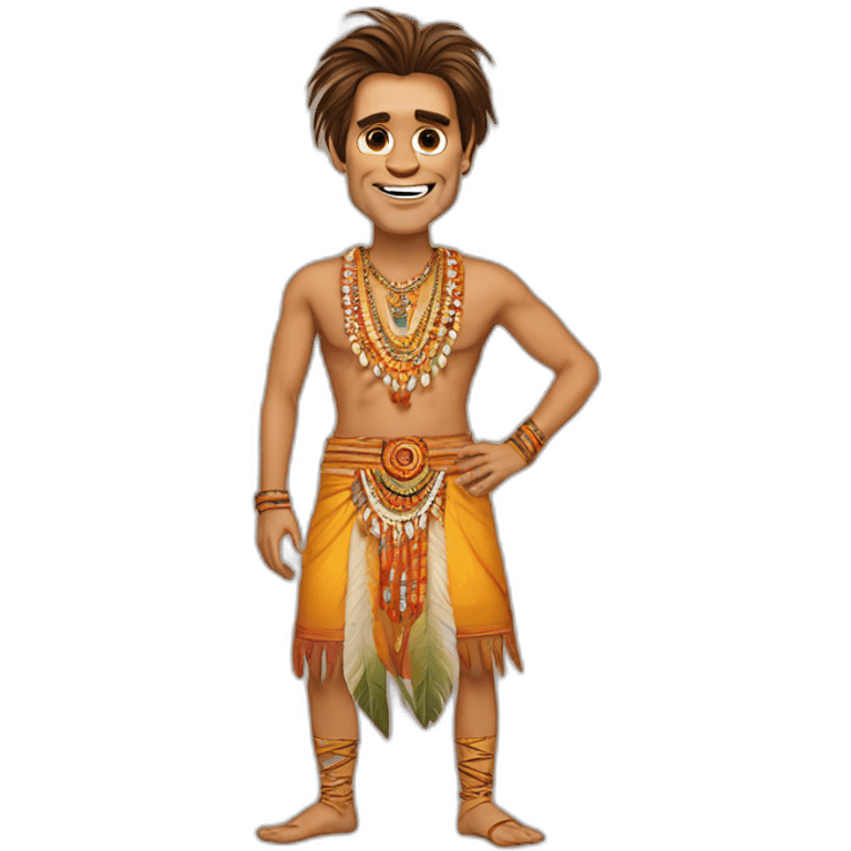 jim carrey indian dressup emoji