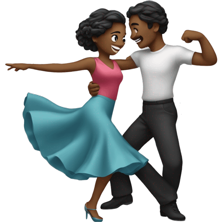 Couple dancing  emoji