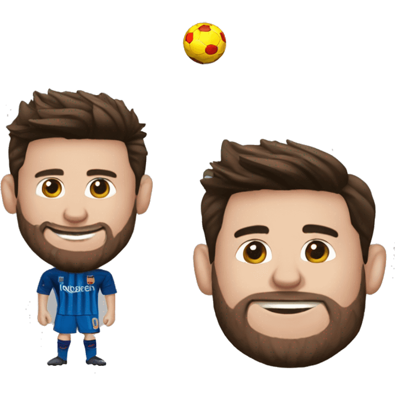 Messi sur ronaldo  emoji