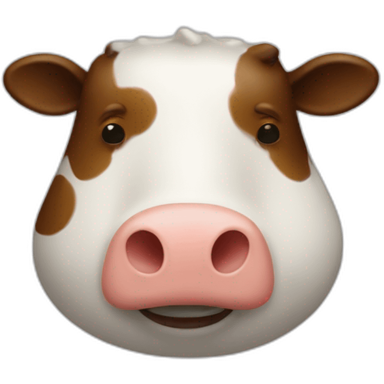 fat cow Bunsen burner emoji