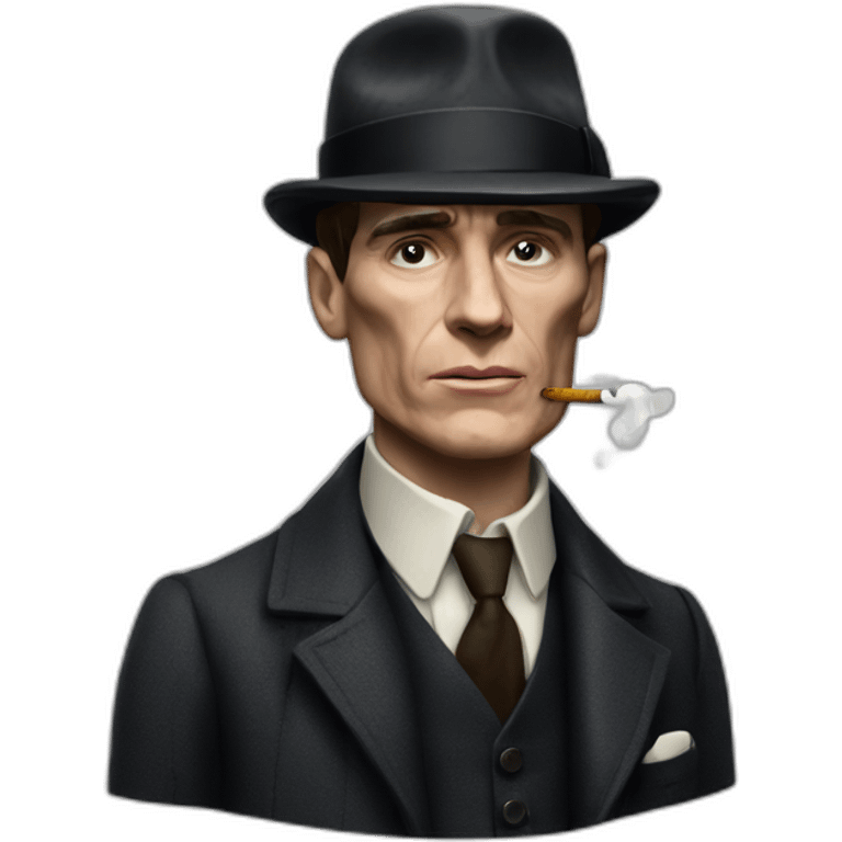 Thomas Shelby avec une cigarette  emoji