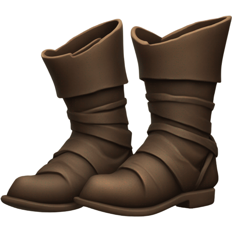 medieval boots emoji