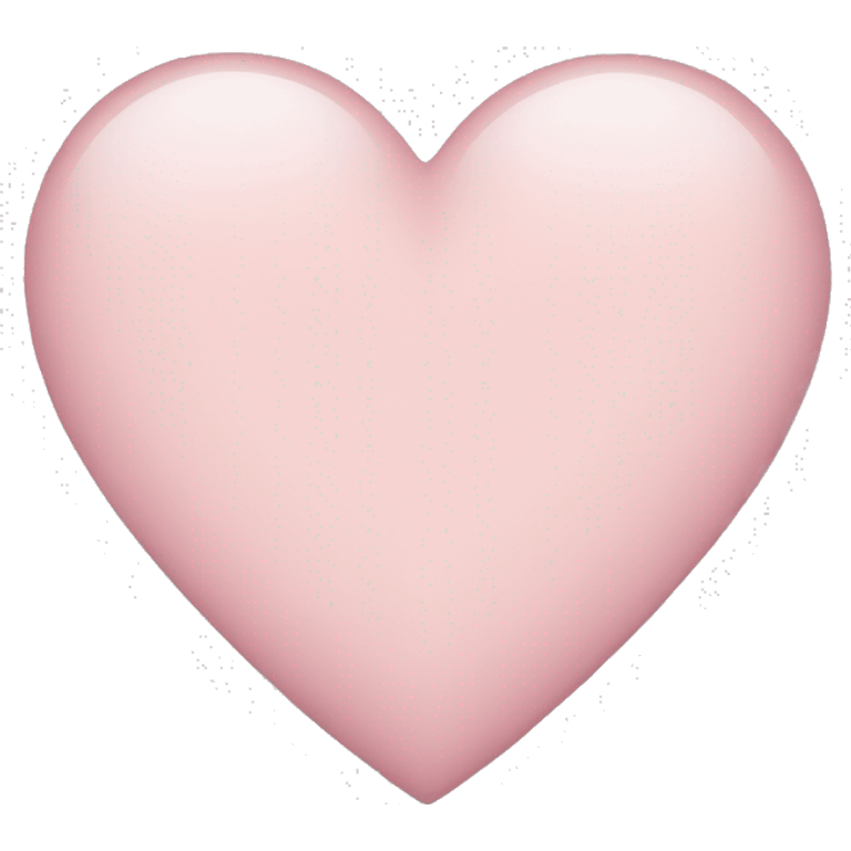 light pink heart emoji