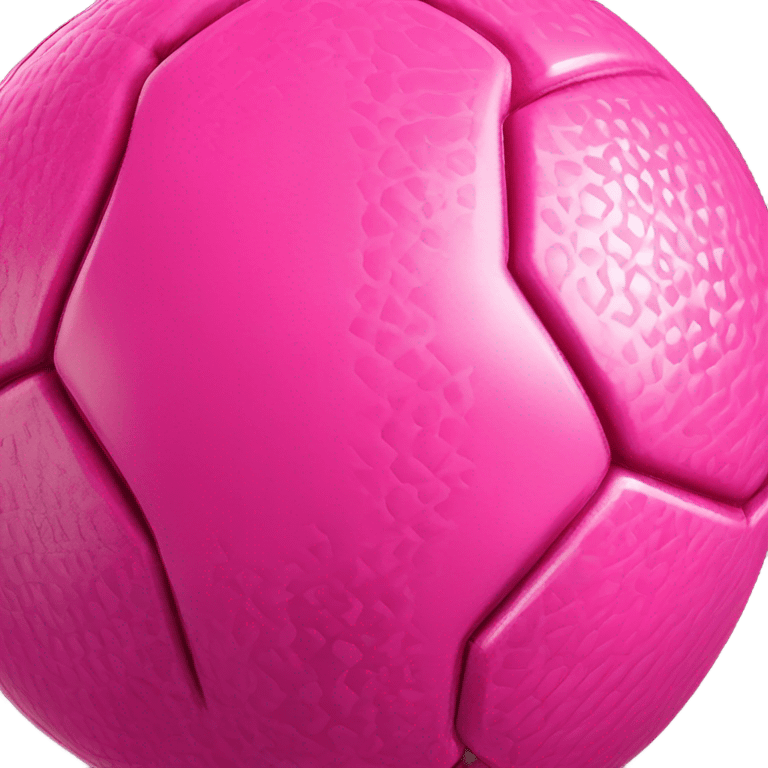 Pink football emoji