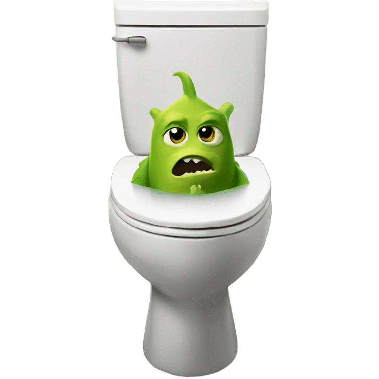 Sherk in a toilet emoji