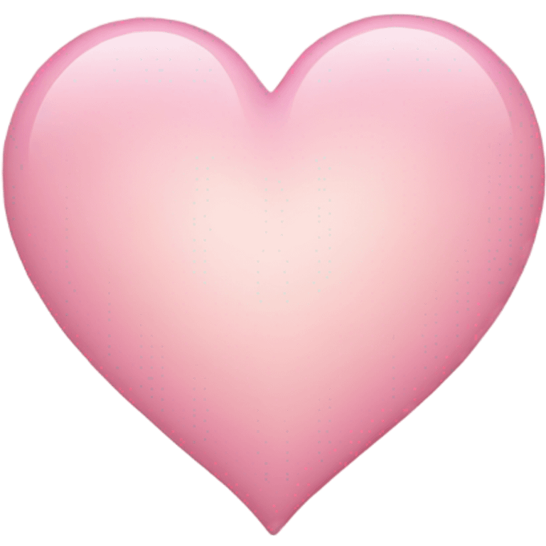 Light pink heart emoji