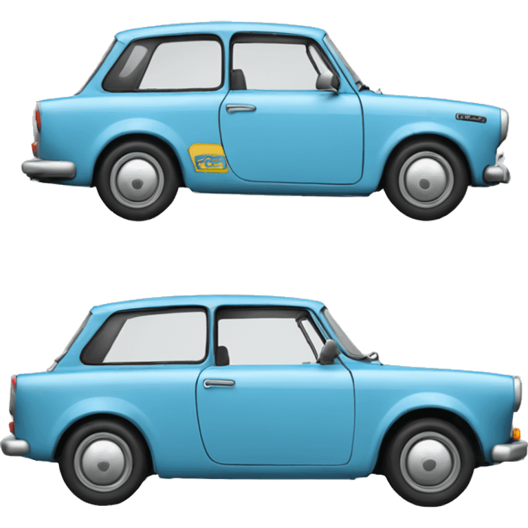 Himmelblauer Trabant emoji