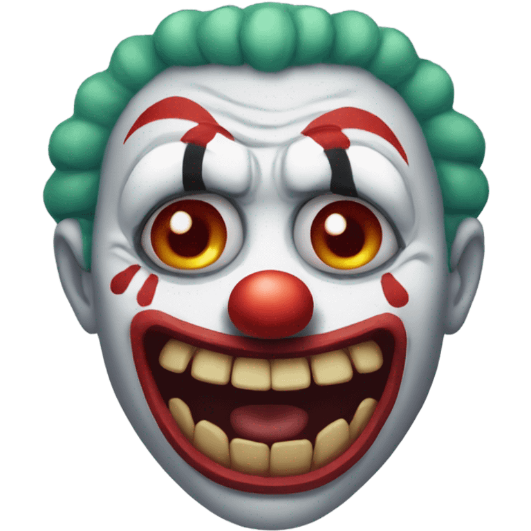 Scary clown  emoji