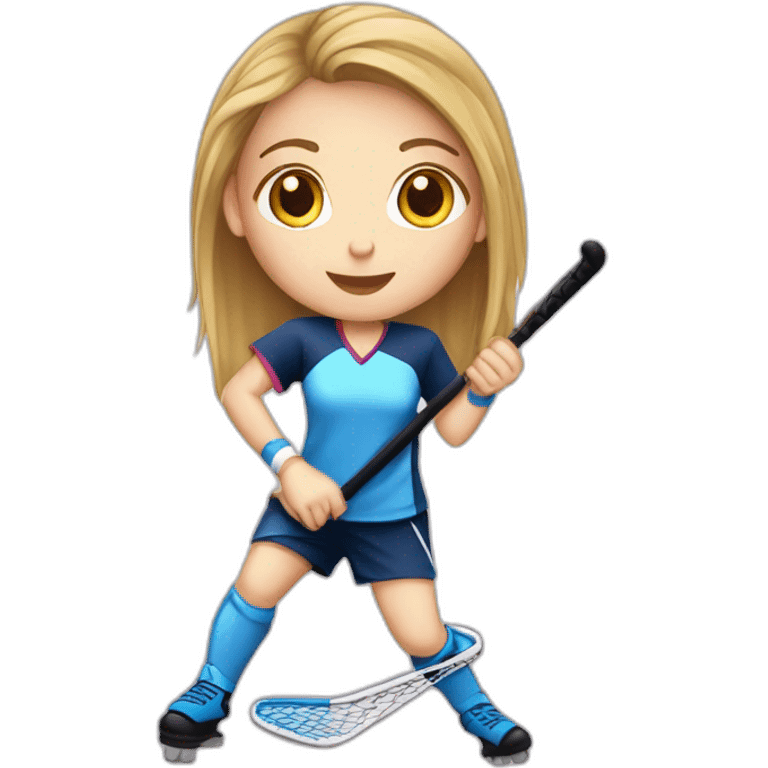 floorball gril  emoji