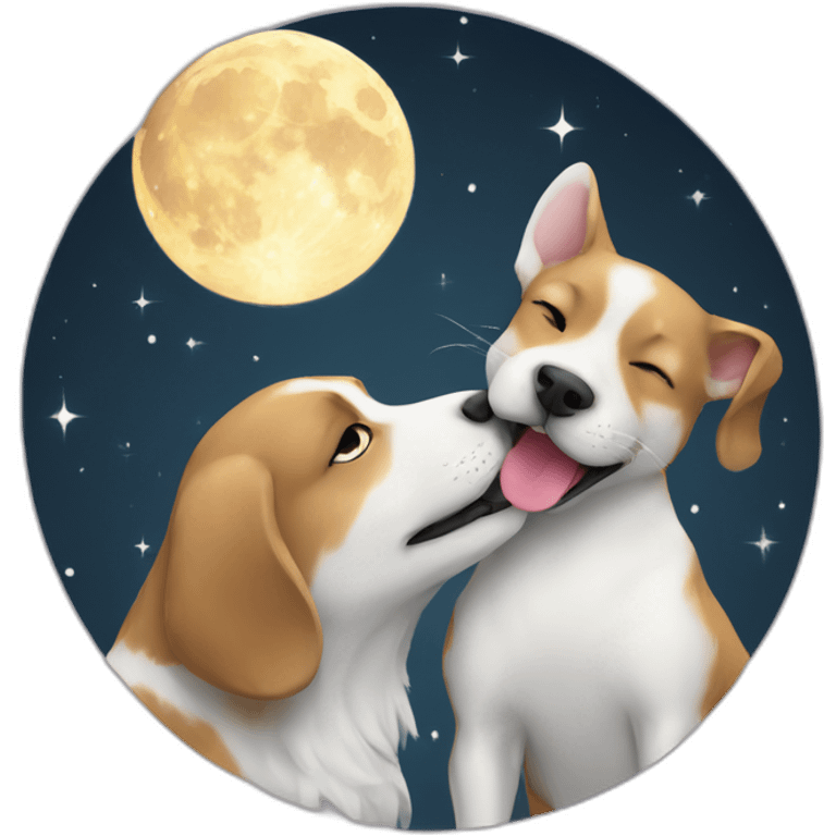 cat-kissing-dog-on-the-moon emoji