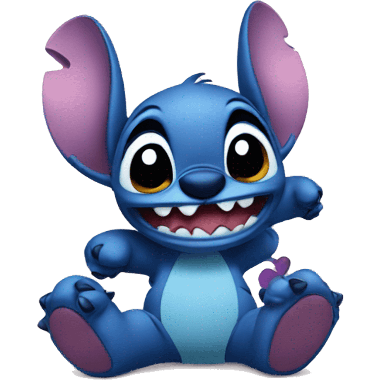 Stitch love emoji