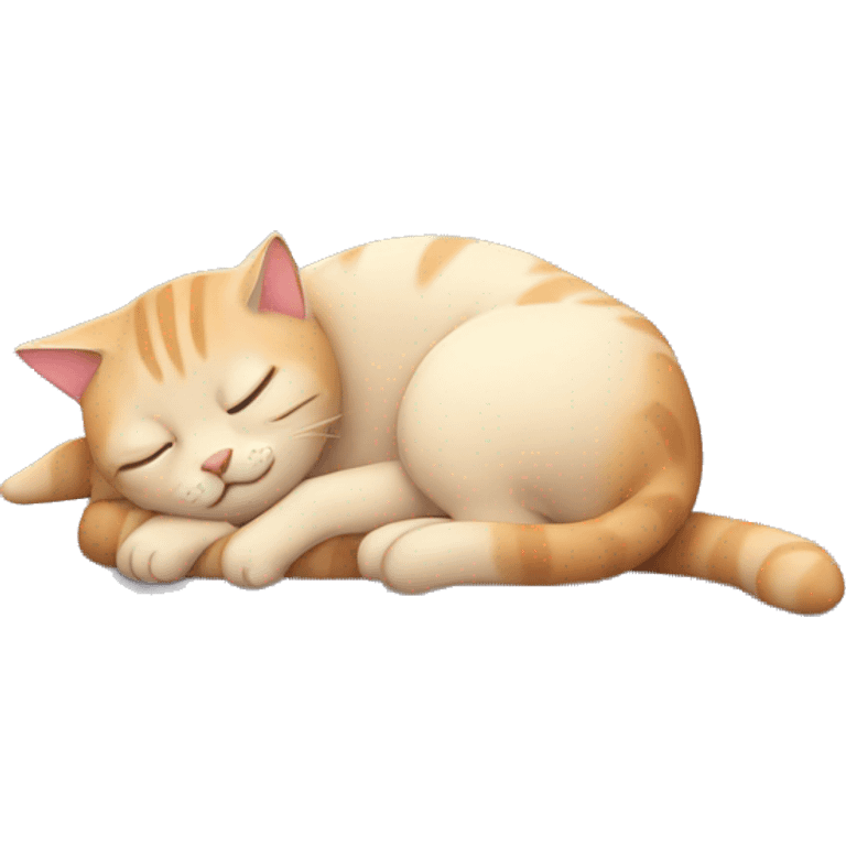 cat sleeping emoji