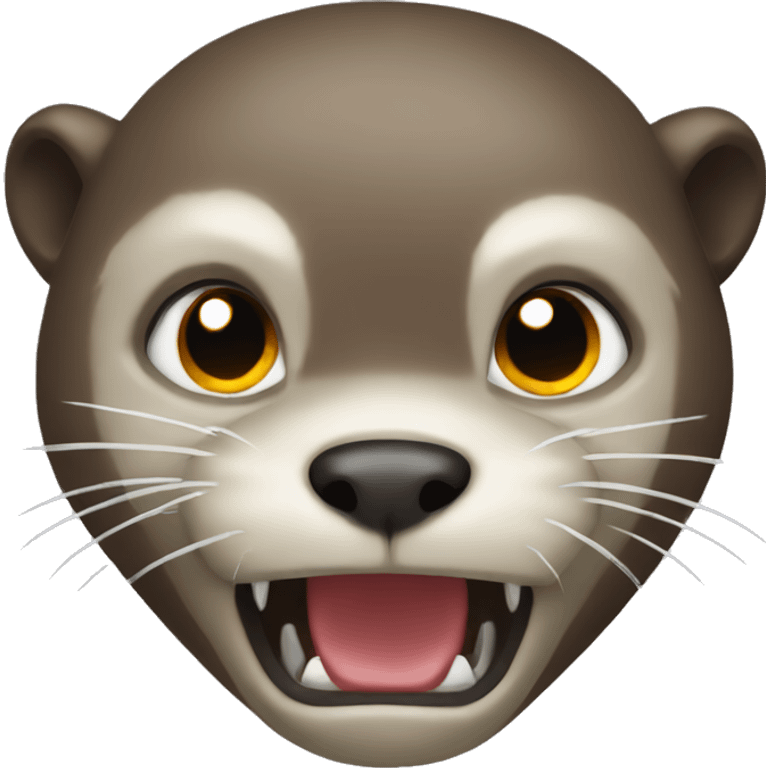 Angry otter emoji