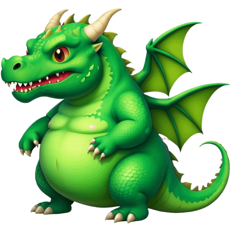 fat ugly dragon emoji