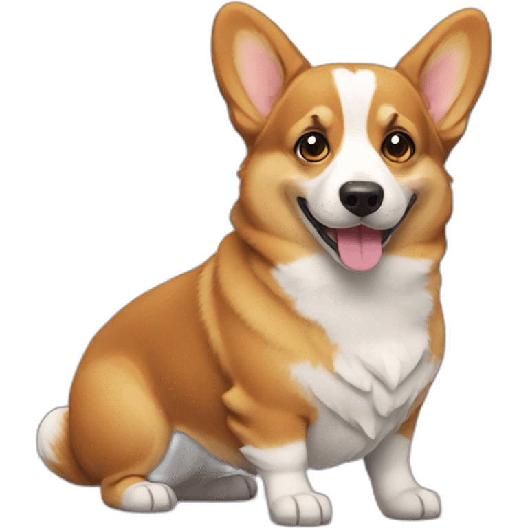 corgi dog emoji