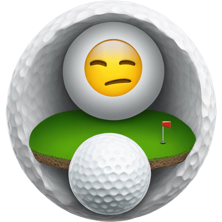 One one hole in one emoji