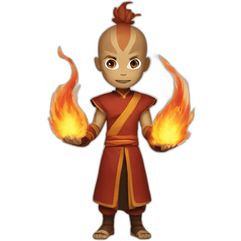 Firebender from Avatar the last airbender emoji