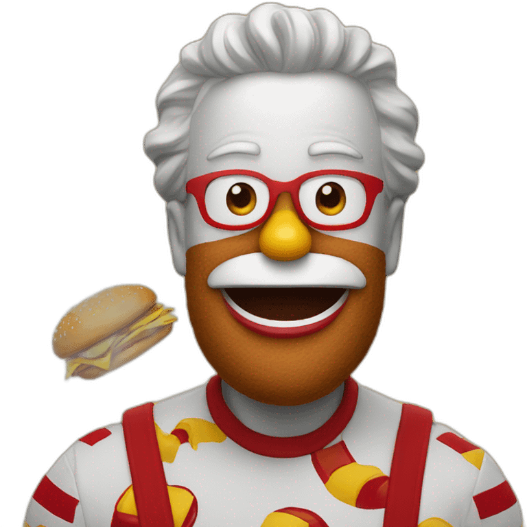 Ronald McDonalds emoji