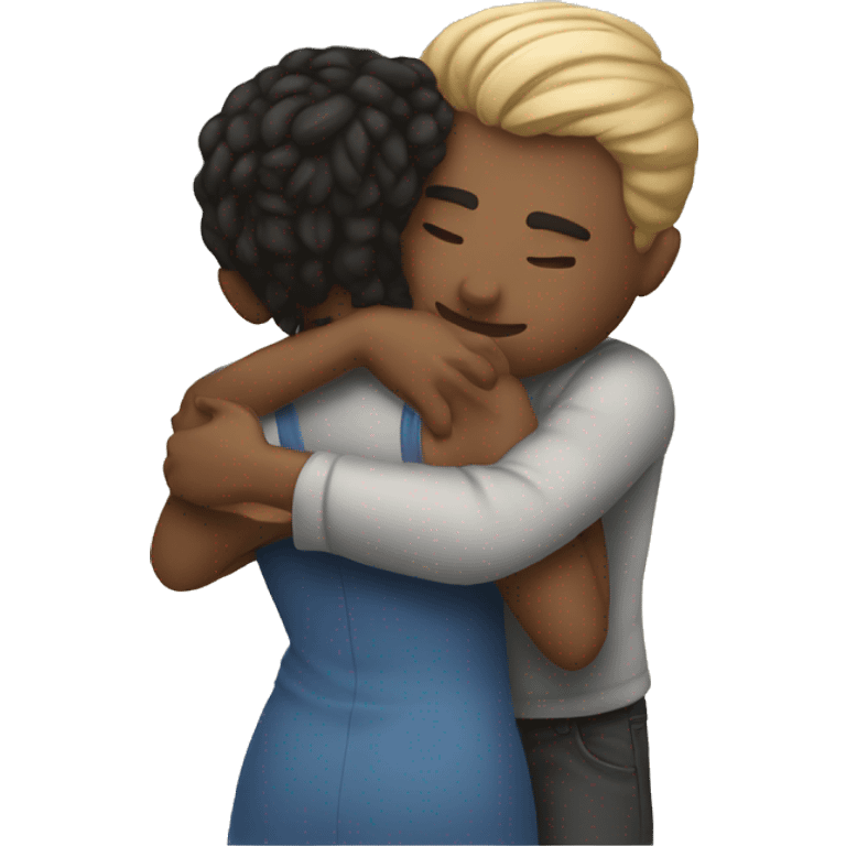 cute couples hugging emoji