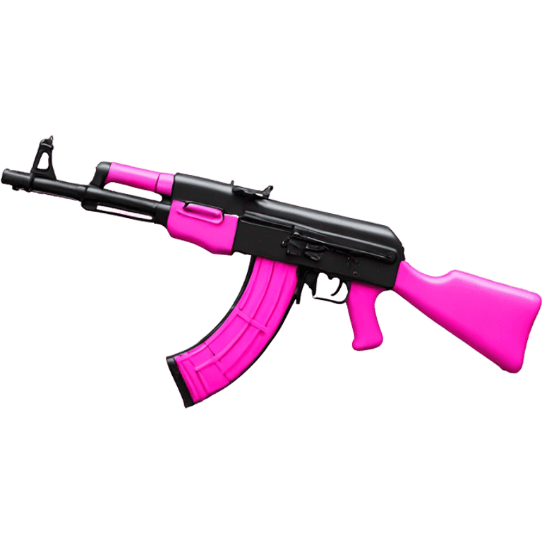 Pink ak 47 emoji