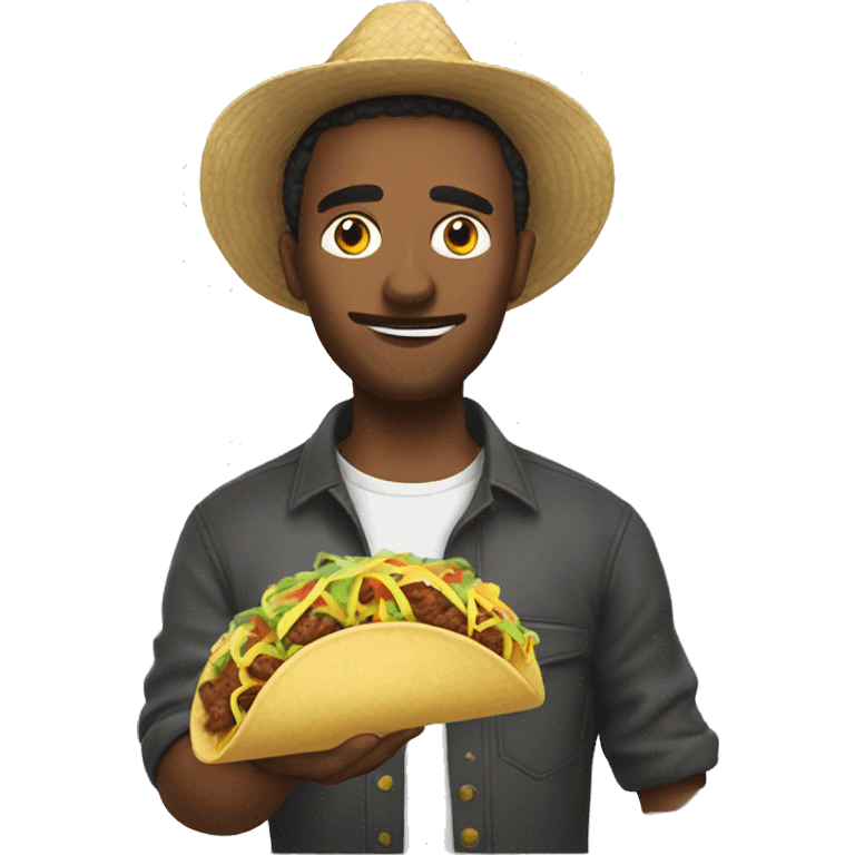 deigo spreading his taco emoji